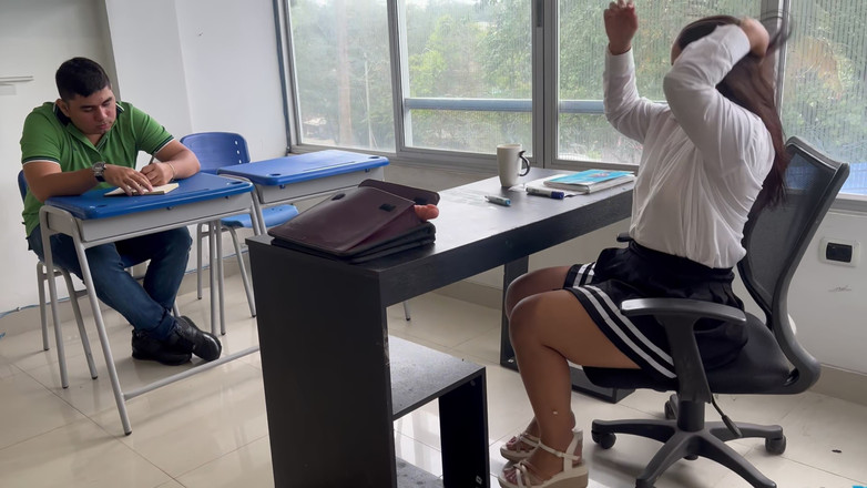 Pronoia Mey: I Fuck the English Teacher Hard During Class