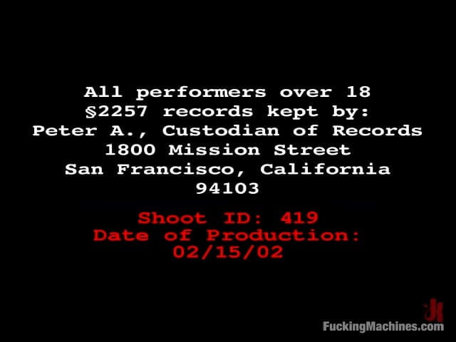 Fucking Machines by Kink: Pinkk