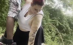 Outside Blowjob