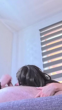 New Bisexual Threesome. MMF. Wife Invites Bisexual Slave for Her Husband. Full Scene. Ep 32352