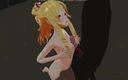 H3DC: 3D хентай Yamada Elf трется грудью о твой член