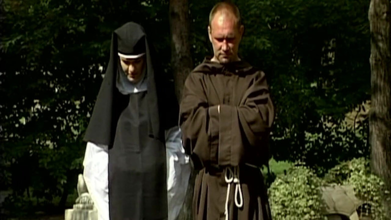 Erotic Club: Horny Nun's Prolapsing Pussy Stretched Wide and Fingered Deep