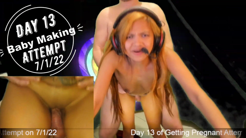 SexyGamingCouple: Day 13 wife breeding attempt - SexyGamingCouple