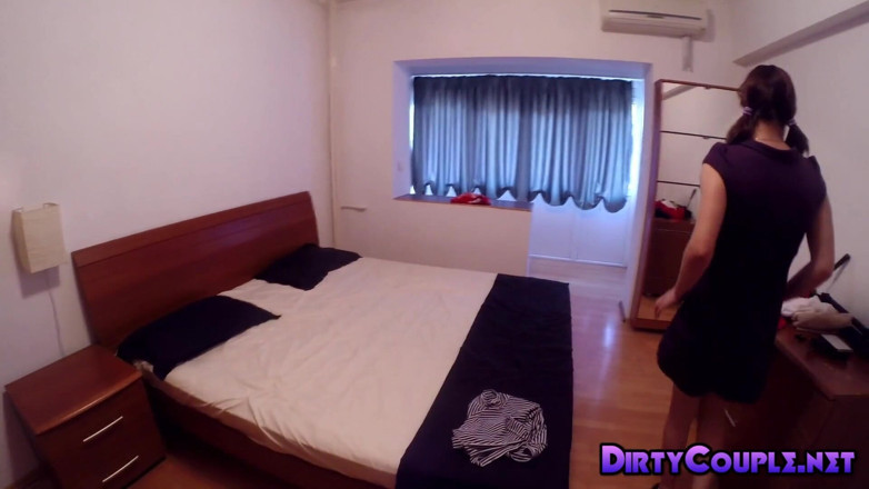 Dirty Couple: Putting on her favorite short dress, and taking it off
