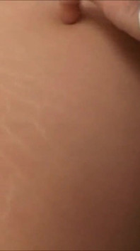 Hot brunette gets fucked by two cocks