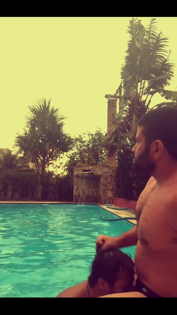 Massive daddy xxx: Poolboy Gets Fucked by Big Guy