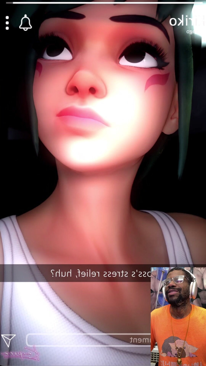 L6RD7BLU3 FUTA: La vedova troia transgender si masturba nel suo ufficio mentre...