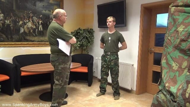 SPANKING BOYS VIDEO: 0239 Army - Jason Markham