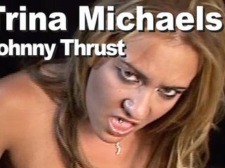 Edge Interactive Publishing: Trina Michaels &amp; Johnny Thrust zuigen anaal klaarkomen in het gezicht