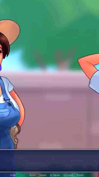Summertime Saga: MILF cougar ditangkap melancap dengan timun dalam pepeknya ep 81