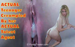Lexxxi Larue's Quickie Creampie - Bonding vid läggdags med sin talangagent