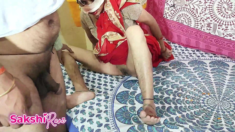 sakshi_raniii: Desi Tharki Sasur ne Gaon ki Bahu ko pela, sposa...