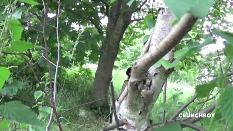Crunch Boy: latino fucked in cruising forest by X XL COCK