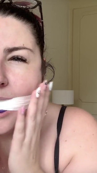 Lacey - Self Gag Fun and Orgasms After Gym Part 1