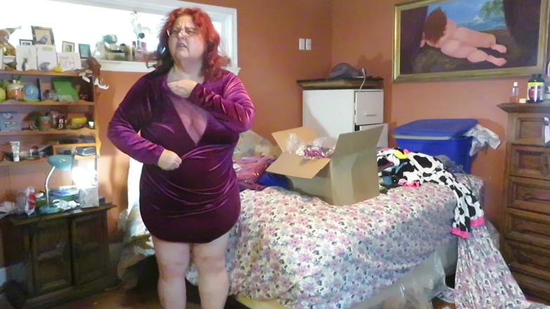 BBW nurse Vicki adventures with friends: Part 3 trying on new items for videos makeing request show...