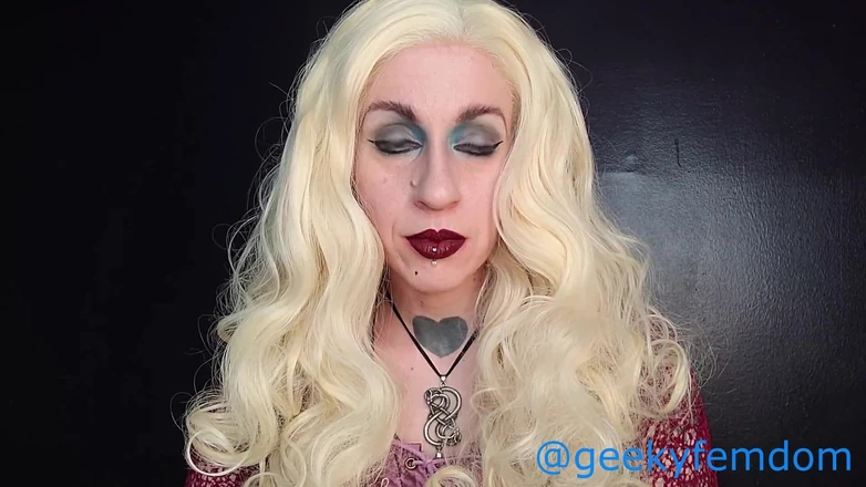 Geeky Femdom: 호커스 Pocus - 조기 사정
