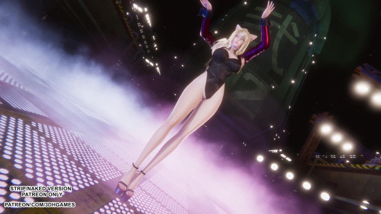 3D-Hentai Games: [mmd] T-ara - Tag für Tag Ahri sexy striptease Liga der...
