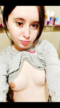 Pregnant Breasts Full of Stretch Marks