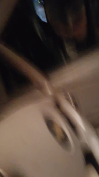 Rubbing Cock in Car