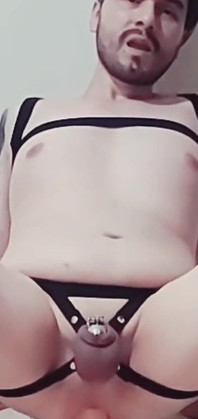 Jockstrap 딜도와 주먹