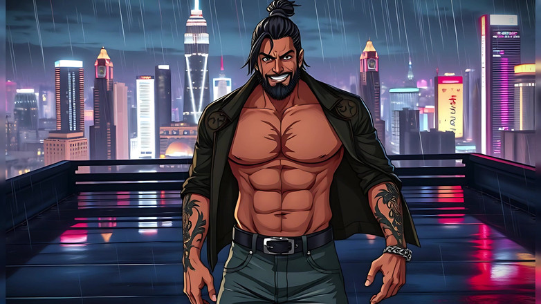 Erotic Man: Starka hunky män gjorda med ai