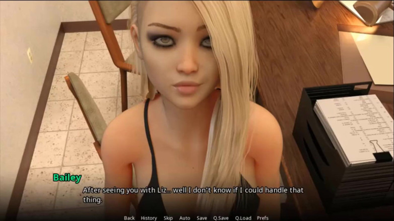 Visual Novels: WVM stjärnor universitet del 65 - sex i främlingsskåp med sexblond