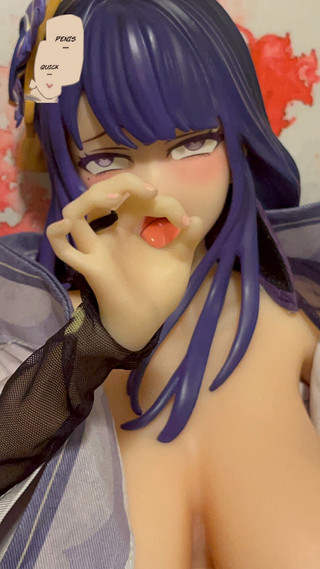 CiggyAhegao: Genshin waifu kraliçesi Raiden Shogun iyi sikiliyor ve yüzü dölleniyor! 65...