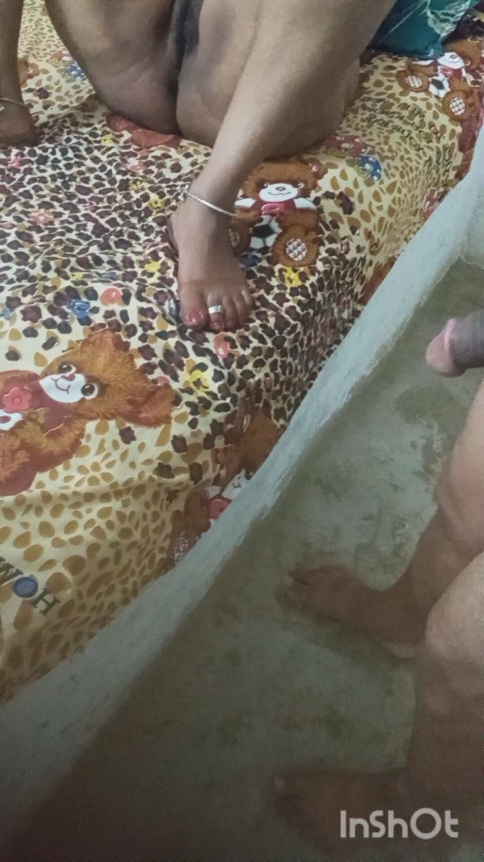 Bed: Ấn Độ nóng bỏng bhabhi video làm tình tại nhà
