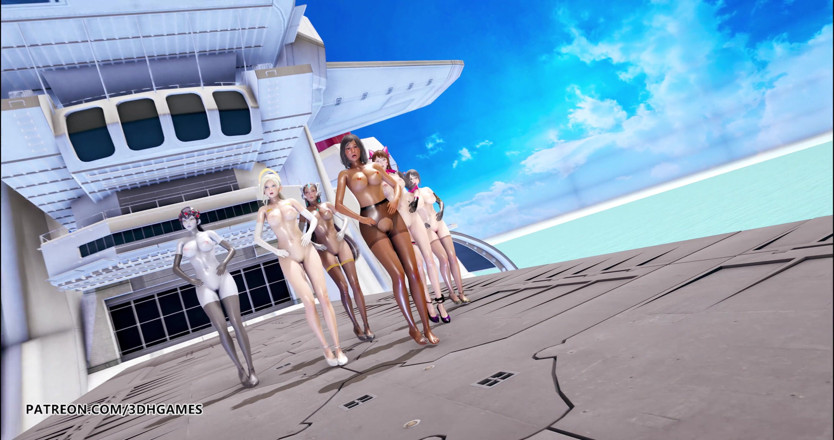 3D-Hentai Games: Red Velvet - tarian bogel flavor merah Dva Mercy Pharah Mei...
