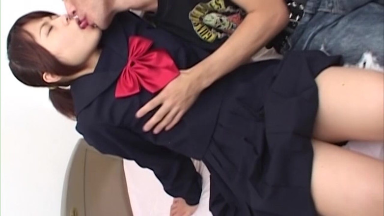 JapaneseAmateur: 하드코어 자지를 따먹는 유니폼을 입은 갈색 머리 아시아 십대