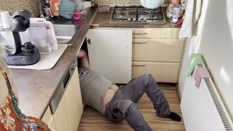 Christy X Taylor: The Plumber Also Performs Maintenance on the Hot Blonde Wife...