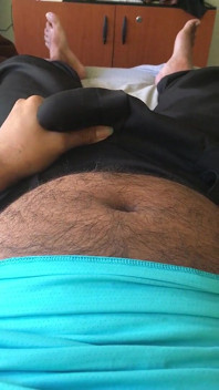 Ausbeulen Einer Leitlinie Des Penis. Fetisch Eines Langjährigen Kunden.