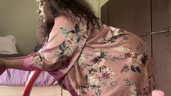 Legendary Booty Overdose: Vollbusige sSBBW vibrator spielen und stripteasing