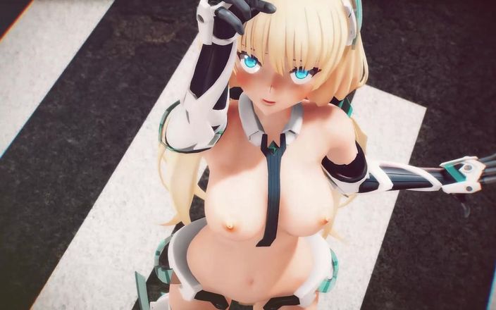 Mmd anime girls: Mmd R-18 fete anime clip sexy cu dans 373