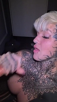Split Tounge Pierced Pussy Itz.marz Takes My 9 Inch Cock and Squirts Everywhere
