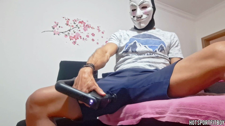Hotsportfitboy: Fucking My Friend’s Fleshlight &amp; Vibing My Big Cock Til I...