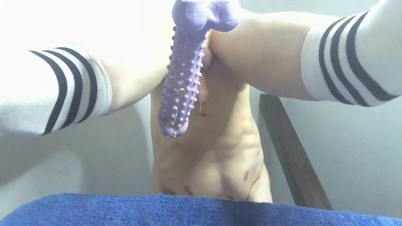 MeandI2: The fuckingmachine and the big hedgehog dildo anal