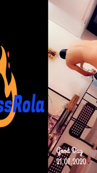 Arabská paní Rola otrokyně fackování obličeje