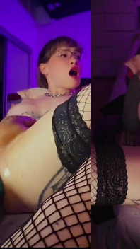 Lena Vesper 30 dakika boyunca iki birden alıyor