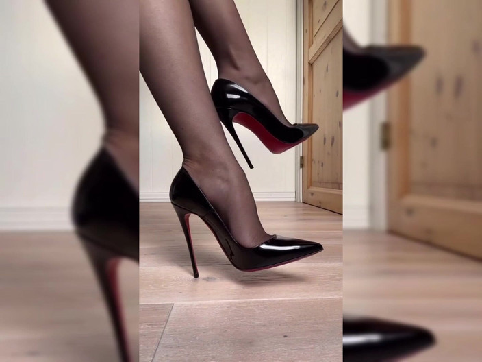 Georgia cross: Harika siyah yüksek topuklu sahibexxx