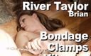 Picticon bondage and fetish: River Taylor &amp;amp; Brian bondage clamps vibrator 