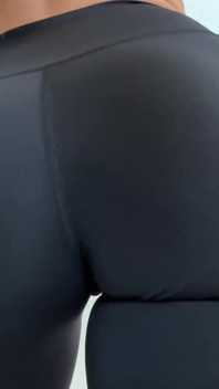 Big Ass Spanking in Lululemon Yoga Shorts After Workout