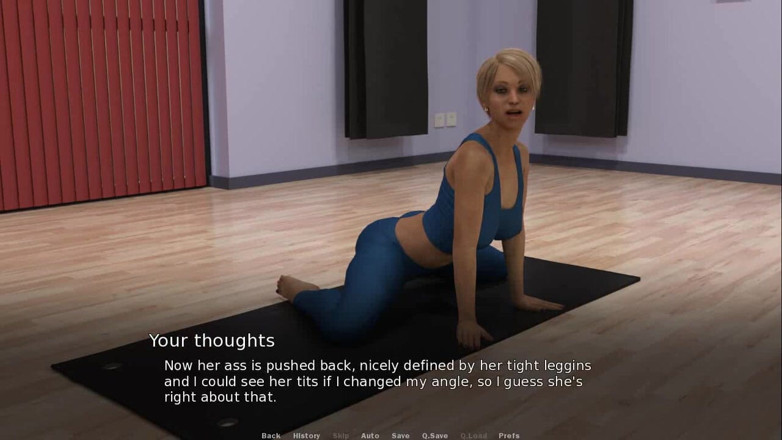 Dirty GamesXxX: College-bound: stretching in the gym - ep. 10