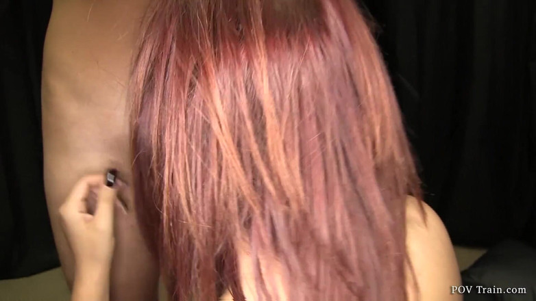 Glory Hole Secrets: Busty redhead Harley gets train ran on her part 1
