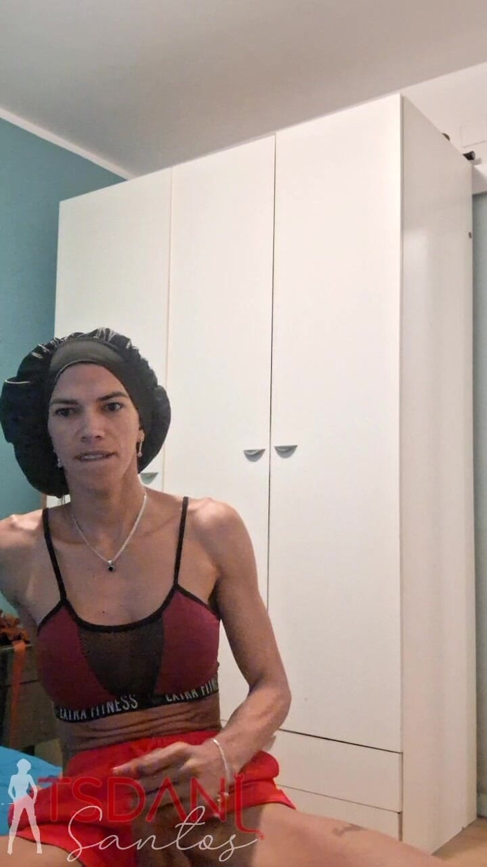 Tsdanisantos1: Oh, It's so Hot, I'm Going to Take My Dick...
