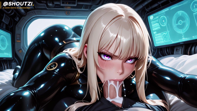 Shoutzi Anime Hentai3D Uncensored: La Sexy Ragazza Spaziale in Lattice Stretto Sborrata Dentro E...