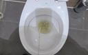 FM Records: Pisse debout dans les toilettes sur les toilettes publiques