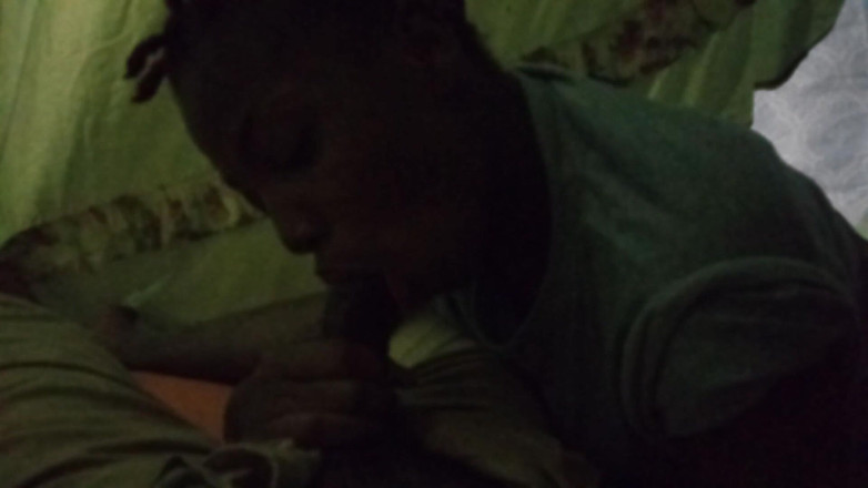 Mastermeat1: Ebony Thot Being a Whore Sucking Dick Trick or Treat...