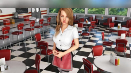 3DXXXTEEN2 Cartoon: Три сексуальные официантки и без клиентов. 3D порно мультяшный секс