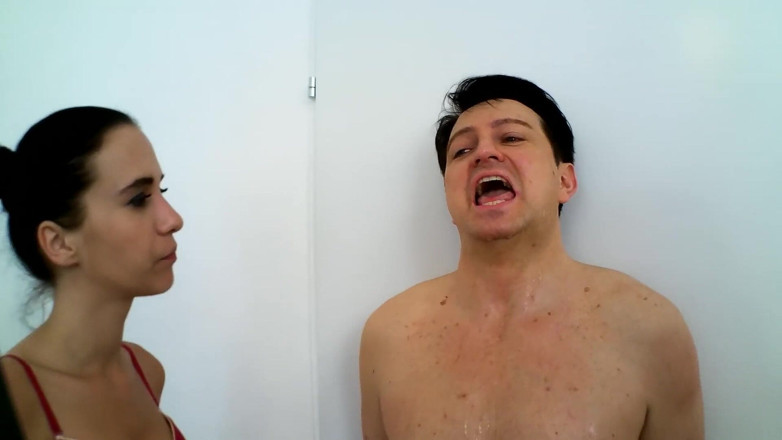 Femdom Austria: Shrink Spitting!